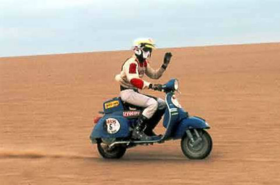 Dakar: A aventura Vespa