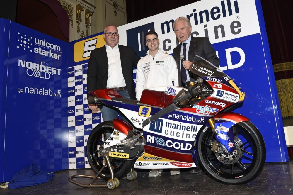 Moto3: Rivacold renovada apresenta Romano Fenati