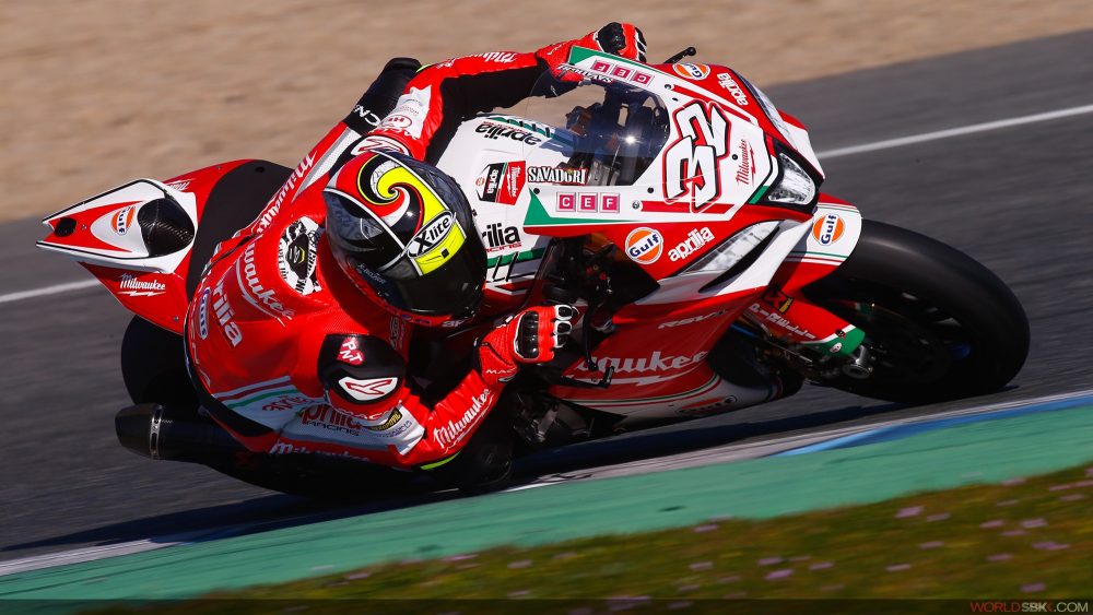 SBK – Lorenzo Savadori: “Esta Aprilia RSV4 é muito diferente”