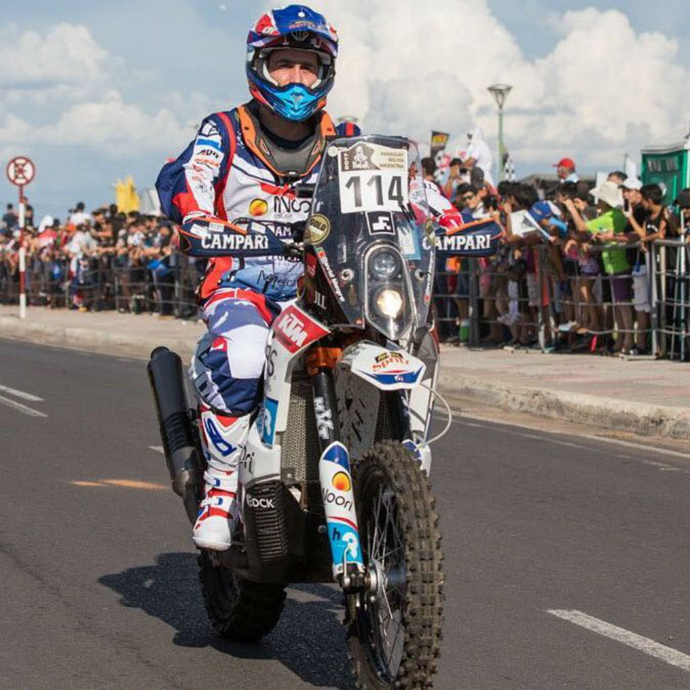 Dakar: David Megre chegou ao final da etapa mas perdeu mais de 2 horas
