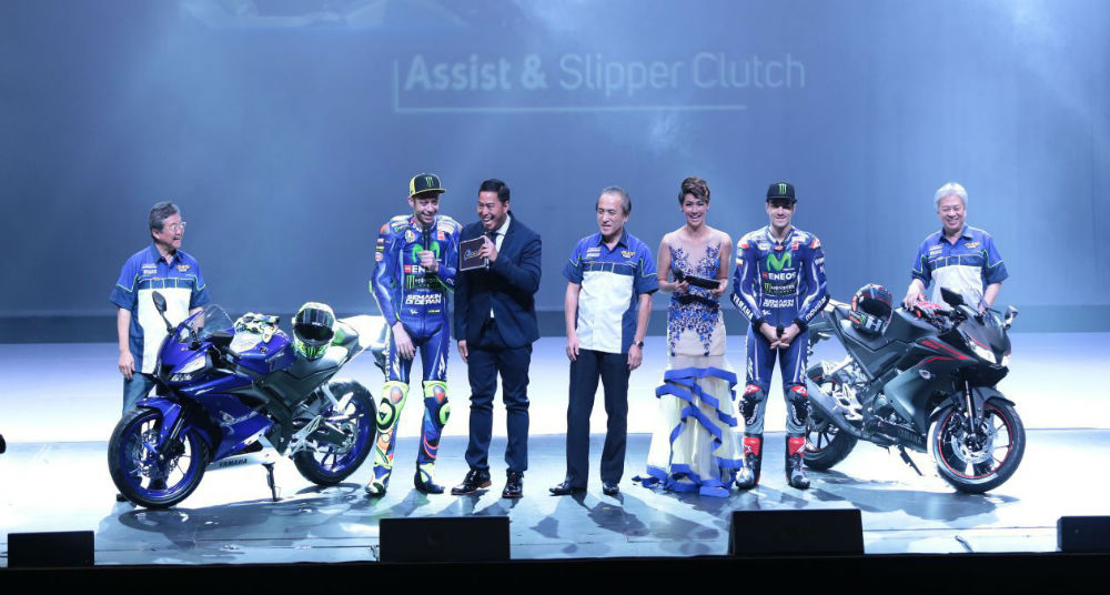 MotoGP: Valentino Rossi e Maverick Viñales apadrinham R15 na Indonésia