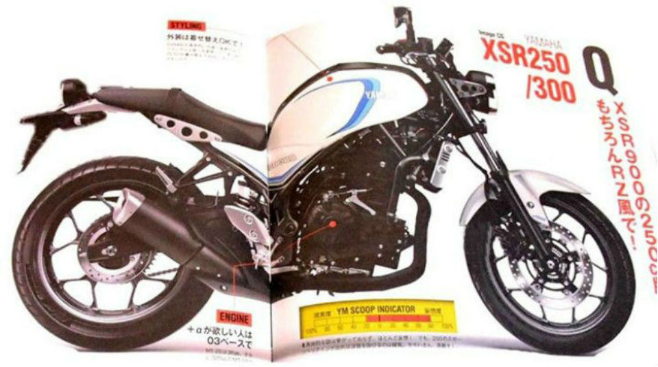 Yamaha prepara nova XSR300