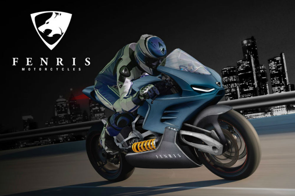 Fenris a moto elétrica que vai alcançar os 300 km/h