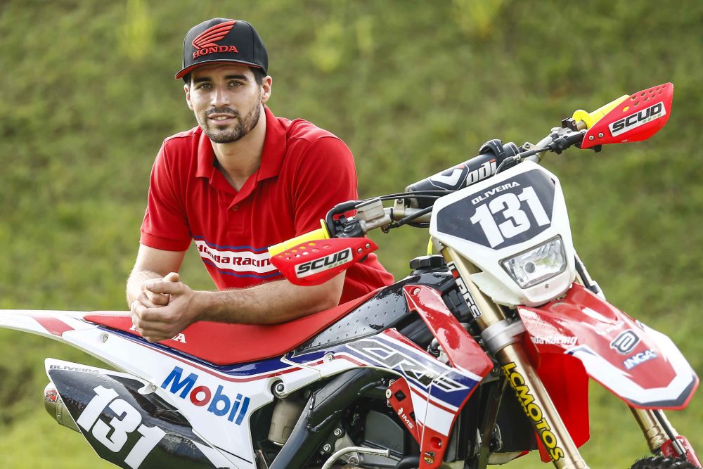 Luís Oliveira preparado para o Campeonato Brasileiro de Enduro