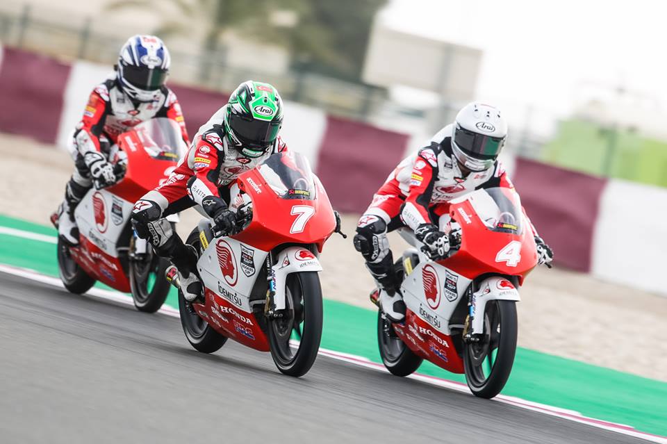 Ásia Talent Cup: Corrida em Losail com a pista seca