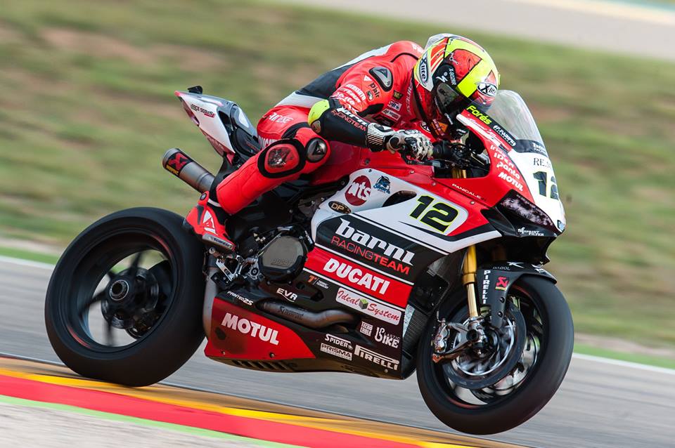 Vídeo: A Ducati de Javi Forés em chamas