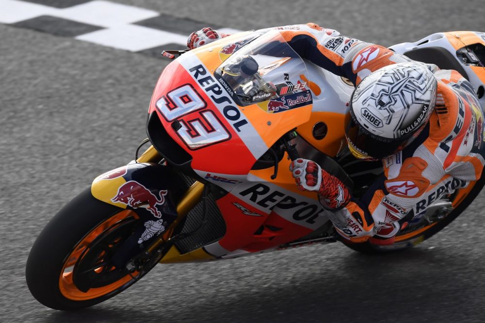 GP Argentina MotoGP: Marc Márquez lidera treino livre molhado