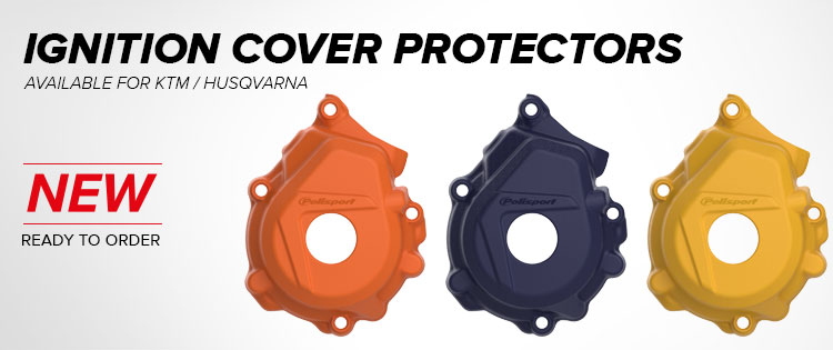 Polisport – Proteções de Tampa da Ignição para KTM e Husqvarna