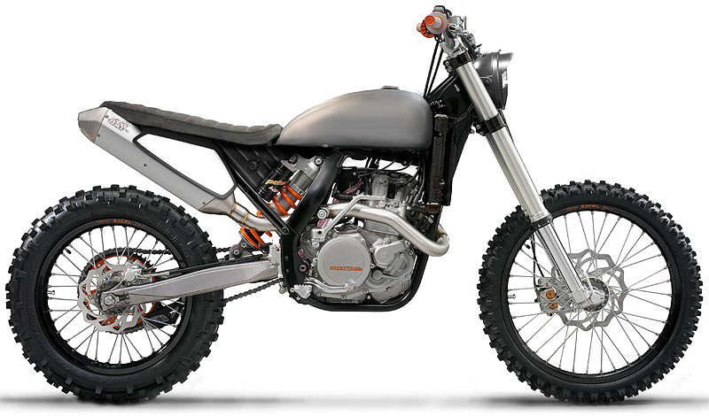 KTM EXC 450 Bonneville  – High Tech + Old School, The Best mix possible