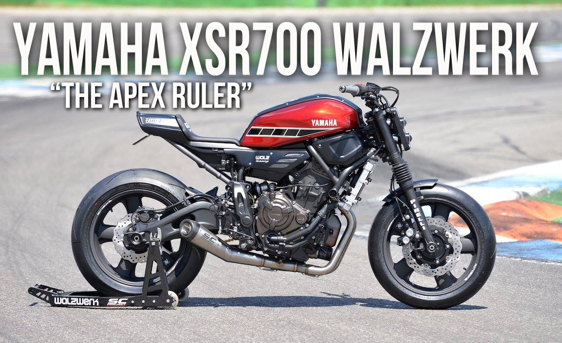 Yamaha Oficial XSR700 Yard Built da WalzWerk Racing – “Apex Ruler”