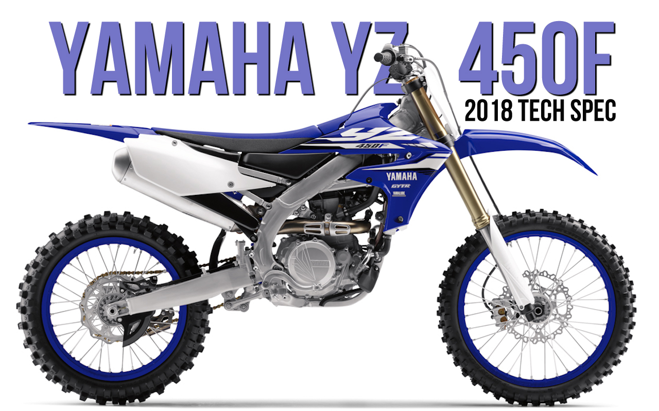 Yamaha YZ 450F de 2018 – Ficha Técnica