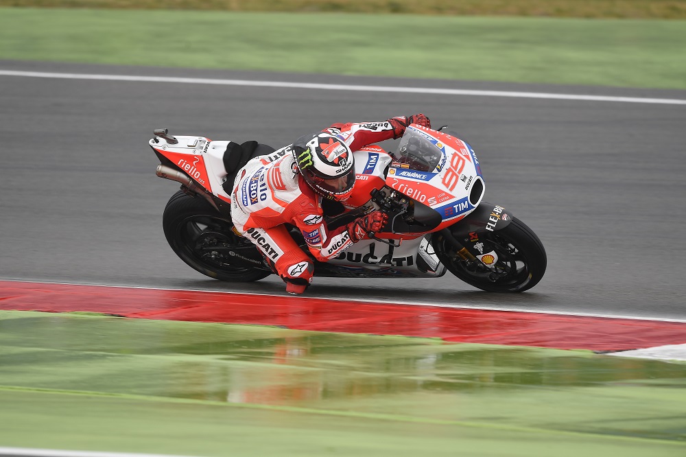 MotoGP – Jorge Lorenzo: “A Ducati é a melhor moto no piso molhado”