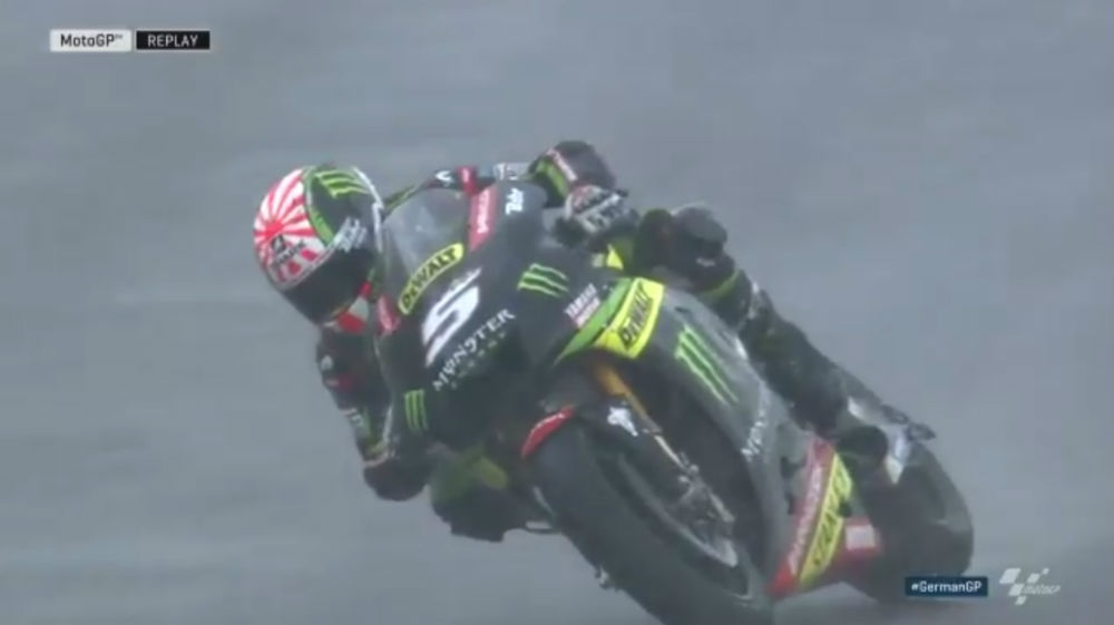 MotoGP – Vídeo: Chuva dificulta trabalho dos pilotos em Sachsenring