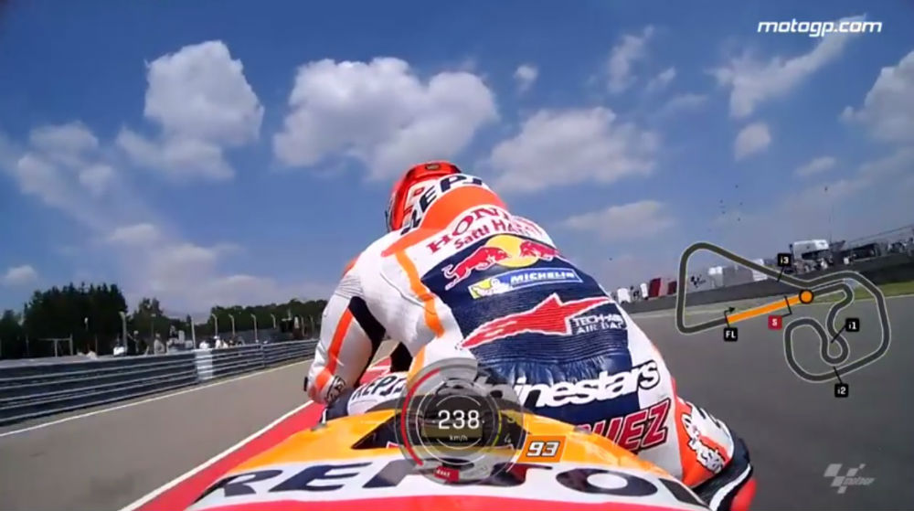 MotoGP – Vídeo: Recorde a pole de Marc Márquez em Sachsenring em 2016