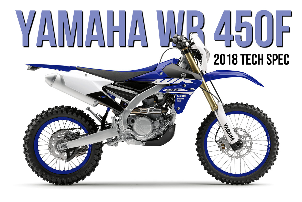 Yamaha WR 450F de 2018 – Ficha Técnica