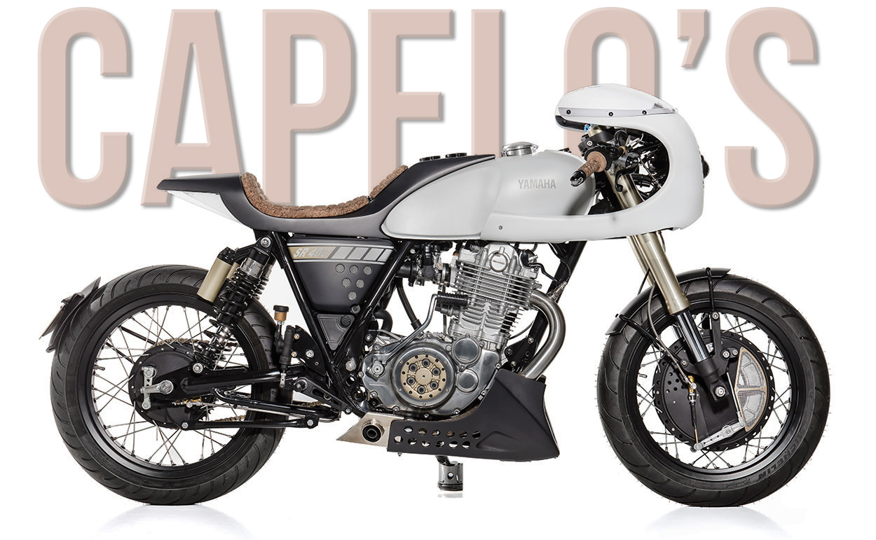 SR400 Café Racer da Capêlo’s Garage e Elemental Rides