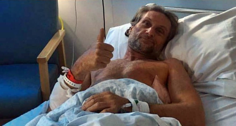 Carl Fogarty hospitalizado