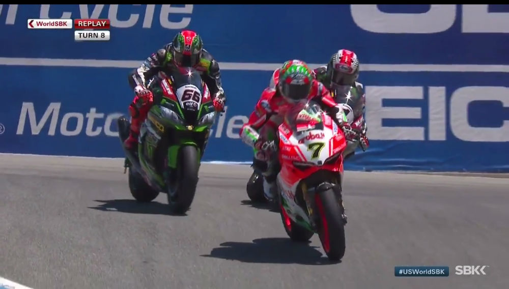 SBK – Vídeo: A ultrapassagem de Davies a Sykes