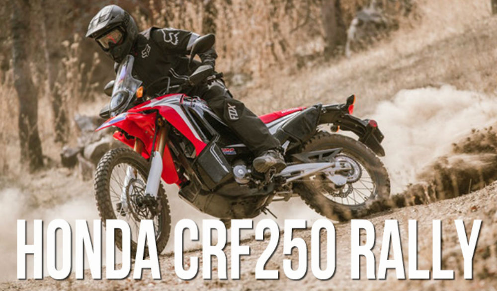 Honda CRF 250 Rally aventura em qualquer lugar
