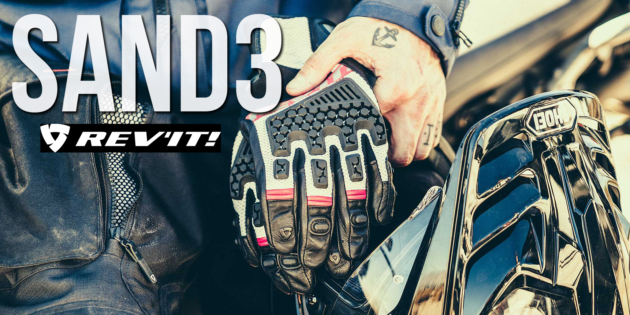 REV’IT Luvas Sand 3 – Novidade 2017