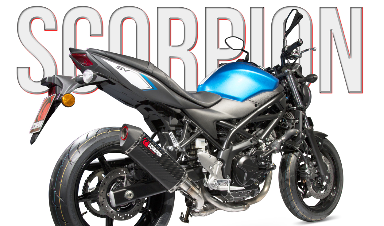 SUZUKI SV650 – NOVO ESCAPE SCORPION JÁ DISPONÍVEL
