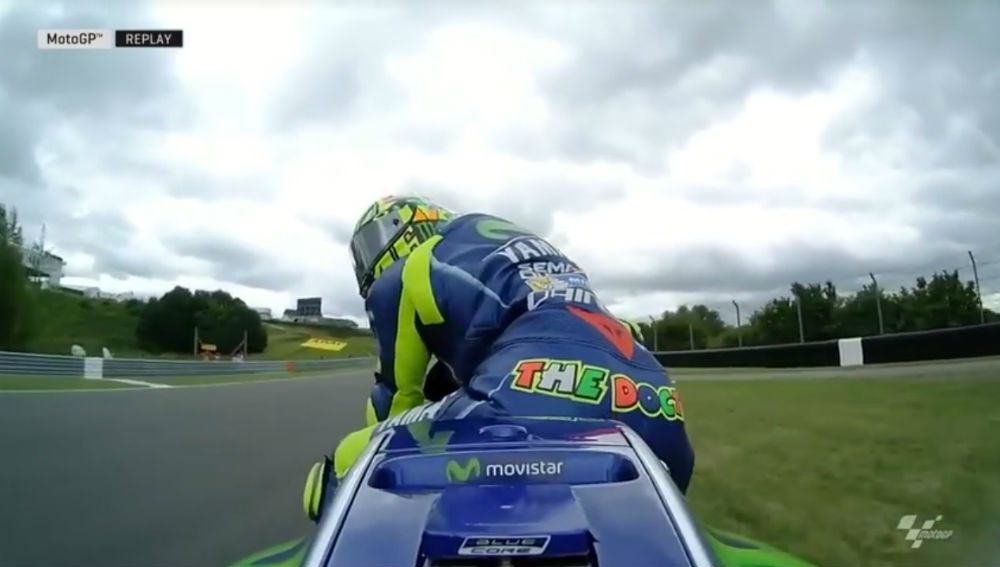 MotoGP – Vídeo: Valentino Rossi volta a ter problemas com a Yamaha