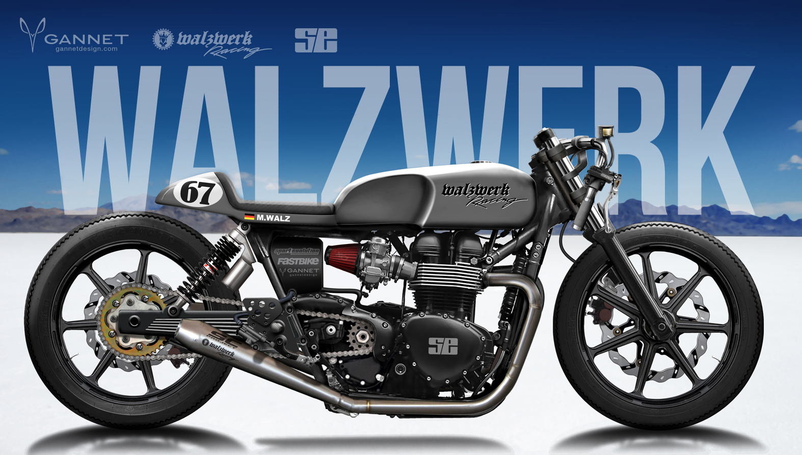 Walzwerk Racing – Um projecto da Gannet Design para bater Recordes em Bonneville