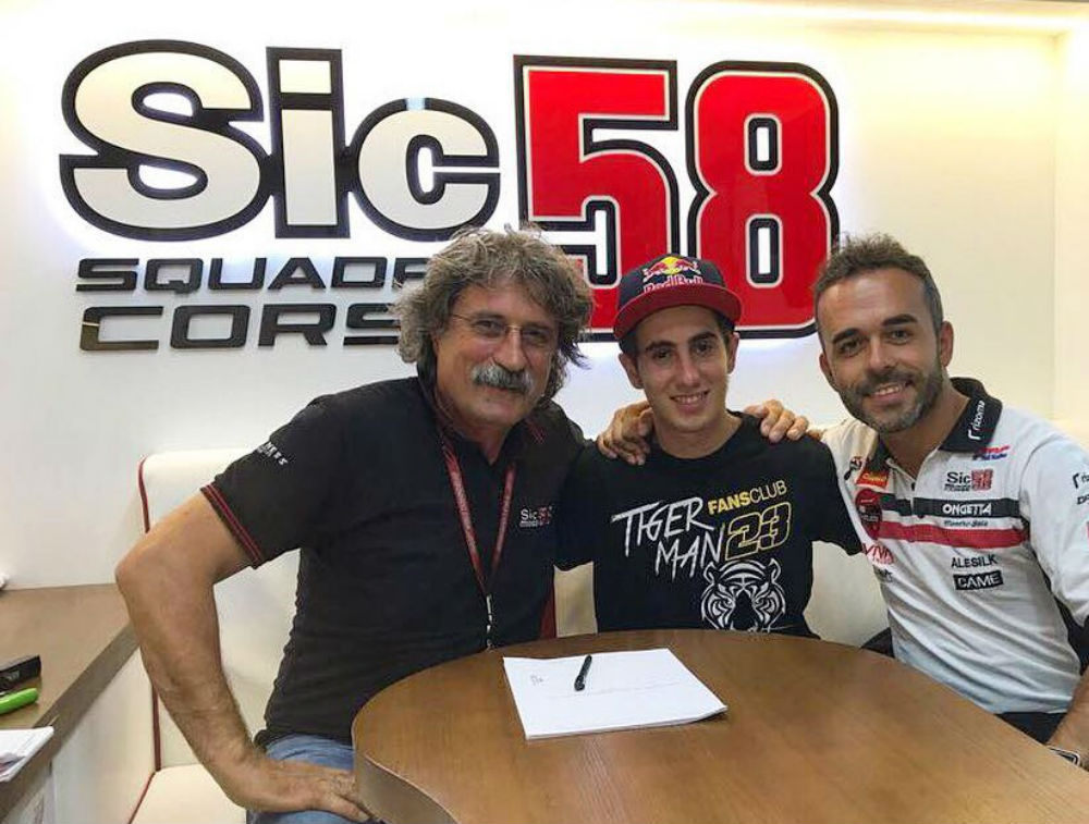 Moto3: Niccolò Antonelli na SIC 58 Squadra Corse em 2018