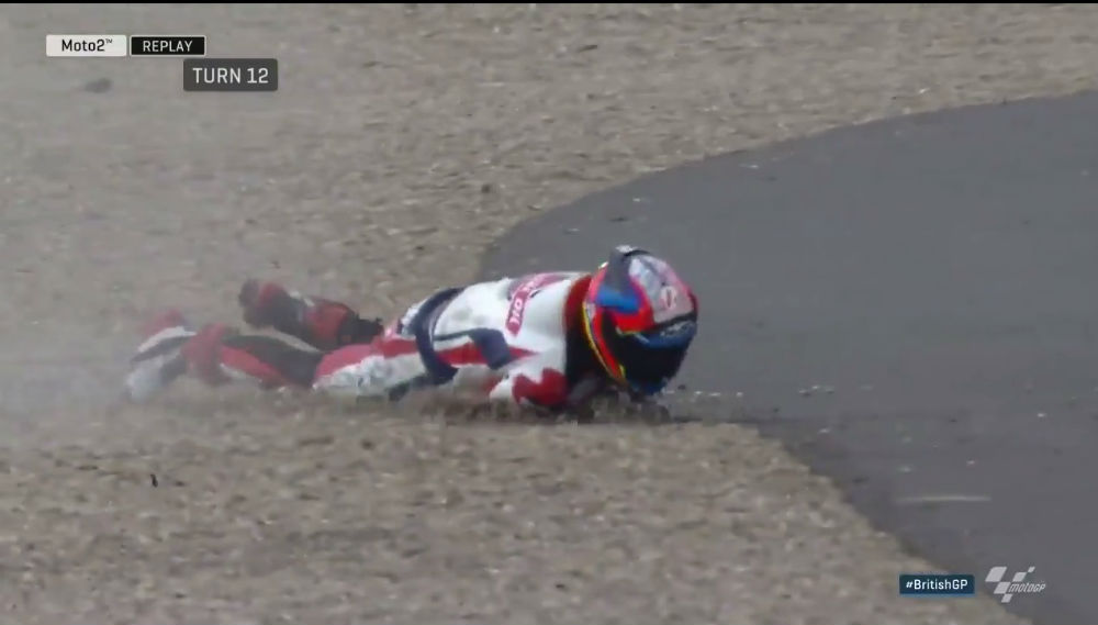 Moto2 – Vídeo: A queda de Jorge Navarro na 3ª sessão de treinos livres
