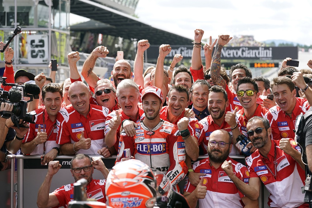 MotoGP – Claudio Domenicali: “Andrea Dovizioso é o menino de ouro da Ducati”