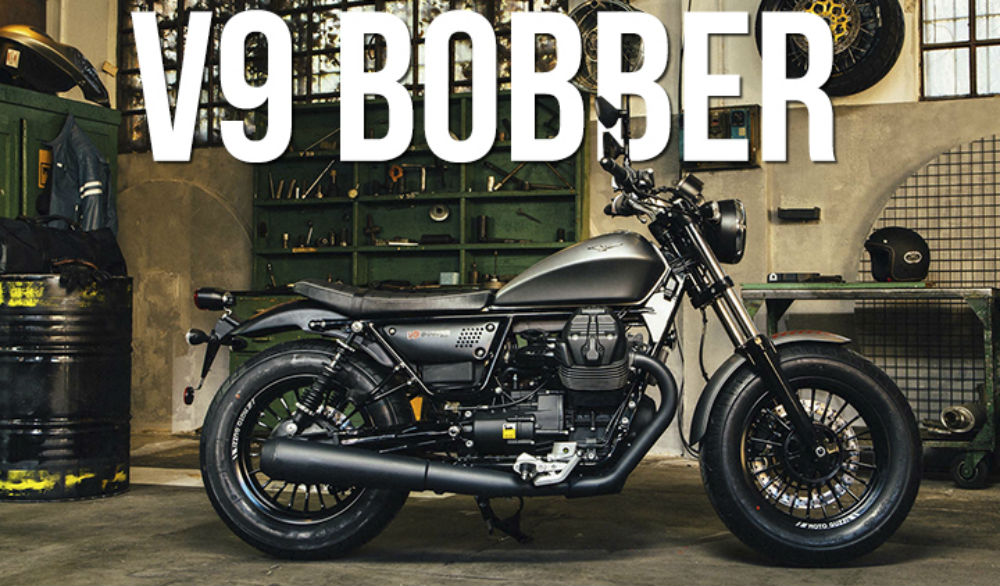 Moto Guzzi V 9 Bobber a custom desportiva
