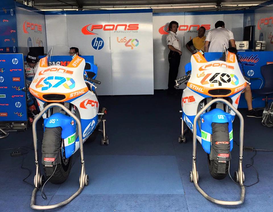Moto2: Revolução na Pons Racing para 2018