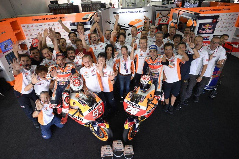 MotoGP: Honda com terceira dobradinha do ano