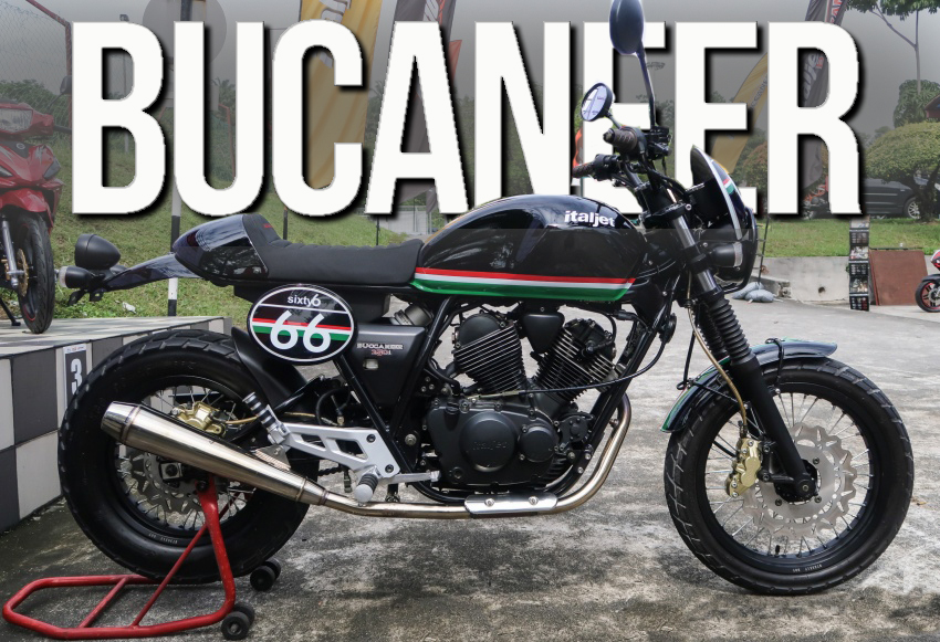 Italjet Bucaneer 250 – Uma Café Racer de 2 Cilindros em V