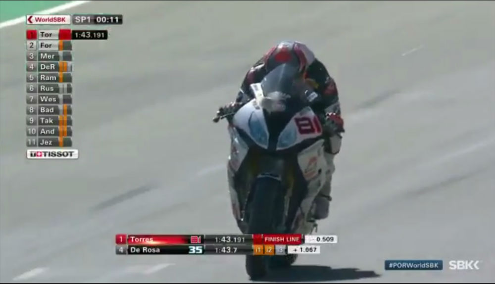 SBK – Vídeo: A volta rápida de Jordi Torres na Super Pole 1