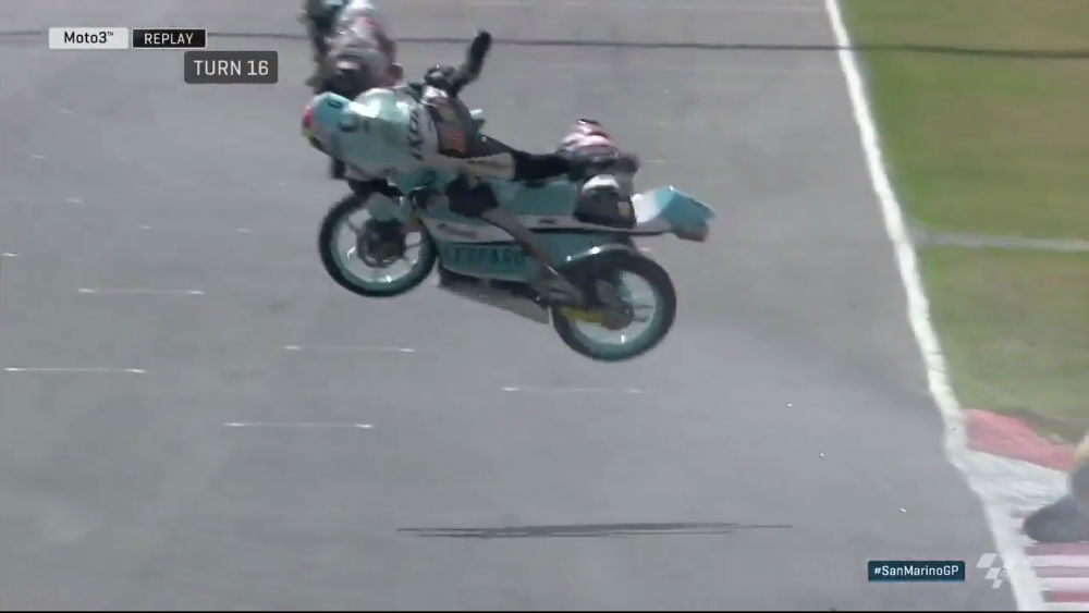 Moto3 – Vídeo: Drama no final da qualificação do GP de Misano