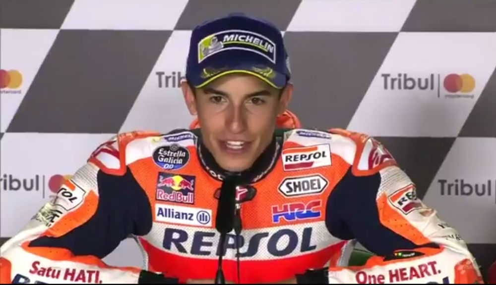 MotoGP – Marc Márquez: “Tentei controlar-me mas sabia que estava rápido”