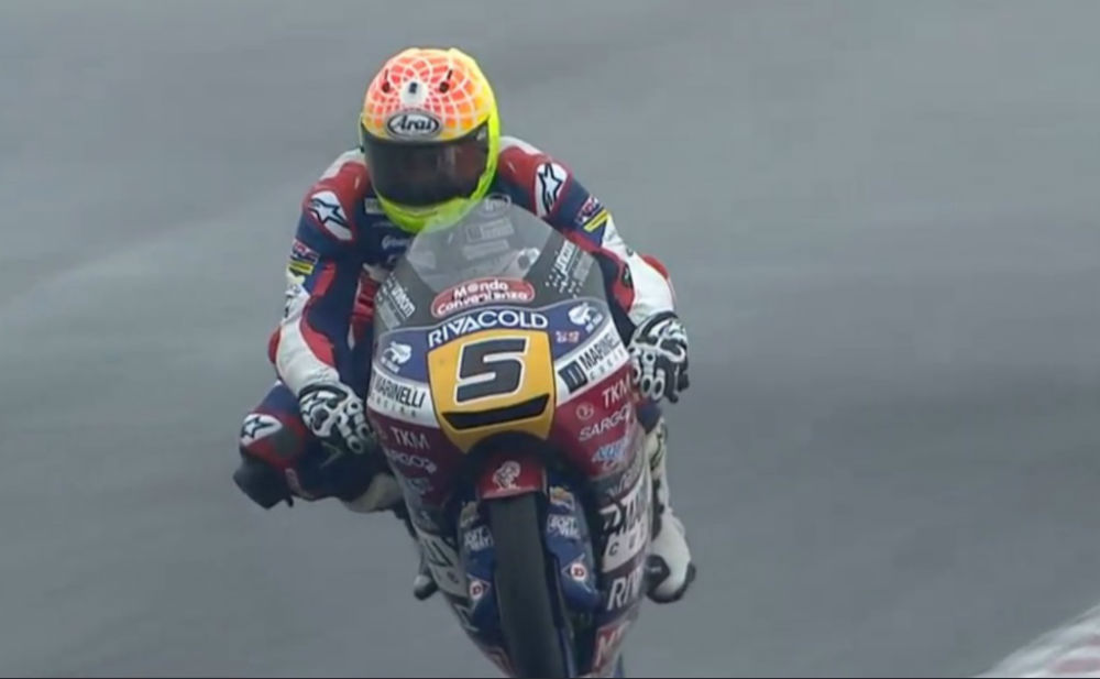 Moto3 – GP de San Marino: Romano Fenati vence com lição à chuva