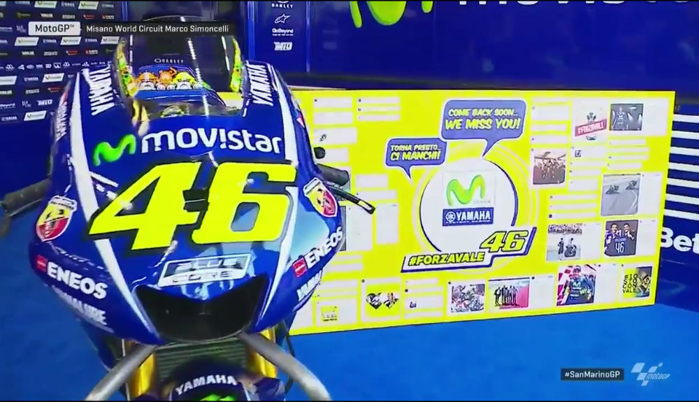 MotoGP: Valentino Rossi antecipou teste em Misano