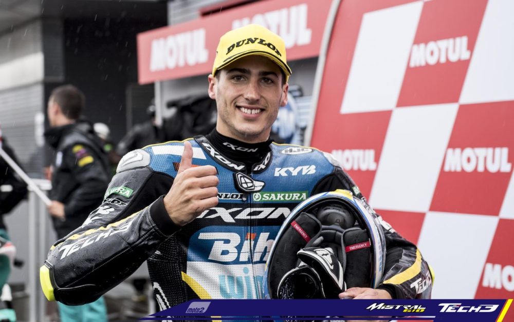 Moto2: Xavi Vierge pela primeira vez no pódio