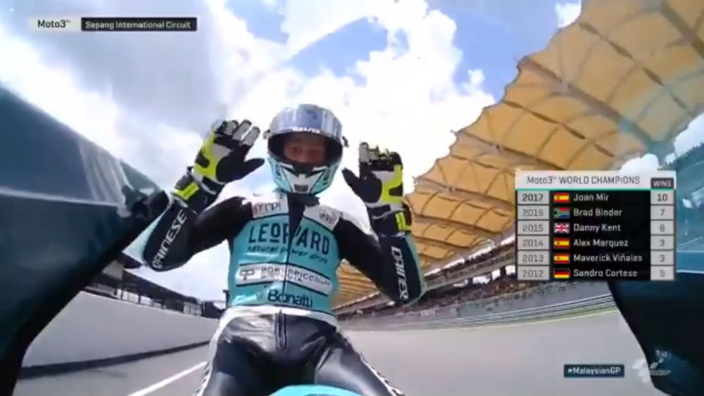 Moto3 – GP da Malásia: Joan Mir soma 10ª vitória da temporada