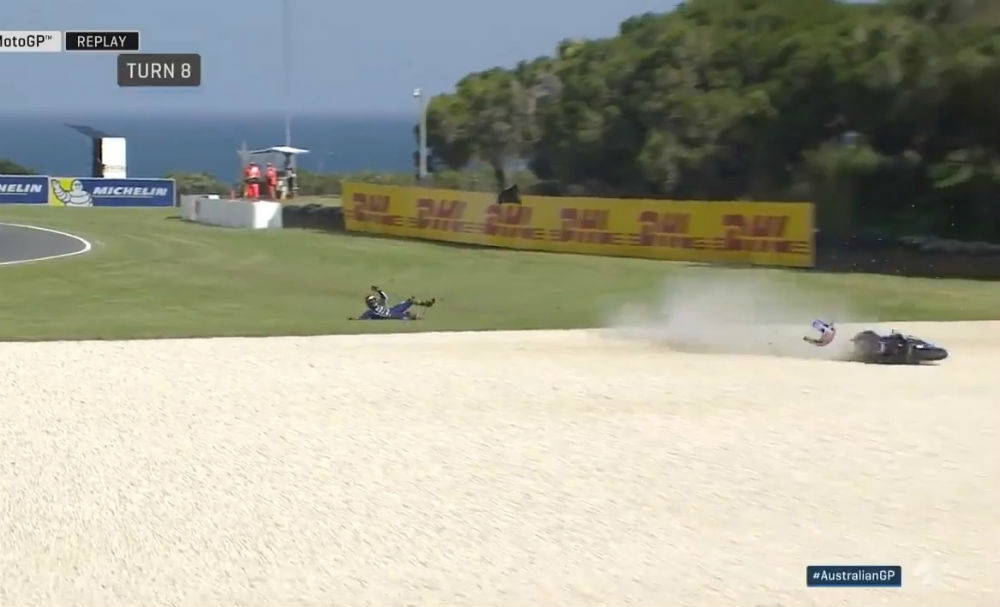 MotoGP – Vídeo: A queda de Maverick Viñales na 2ª sessão de treinos livres