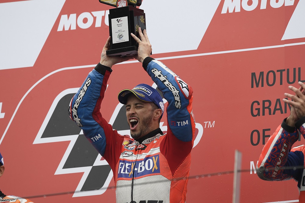MotoGP: Estatísticas da vitória de Andrea Dovizioso no Japão