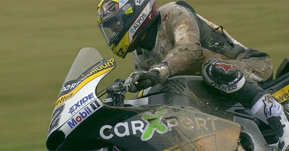 Moto2 – Vídeo: A queda de Thomas Lüthi em Motegi