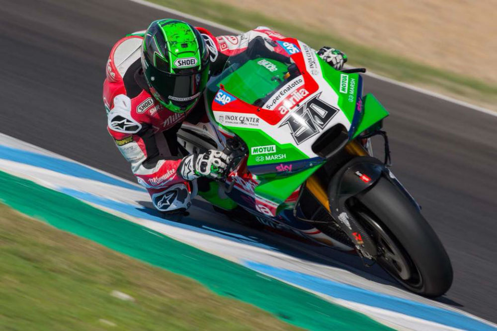 SBK – Eugene Laverty: “A Aprilia de MotoGP é fantástica”