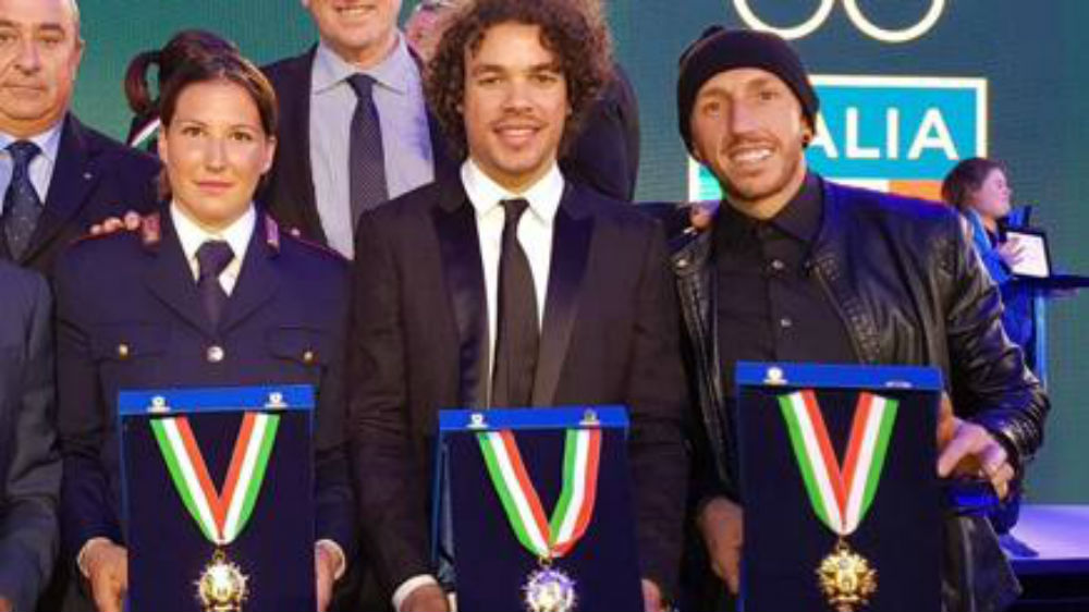 Antonio Cairoli, Kiara Fontanesi e Franco Morbidelli destingidos pelo governo italiano