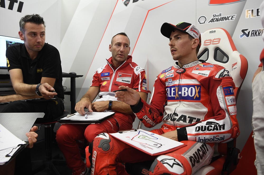 MotoGP – Cristian Gabarrini: “Jorge Lorenzo é menos instintivo que Casey Stoner”