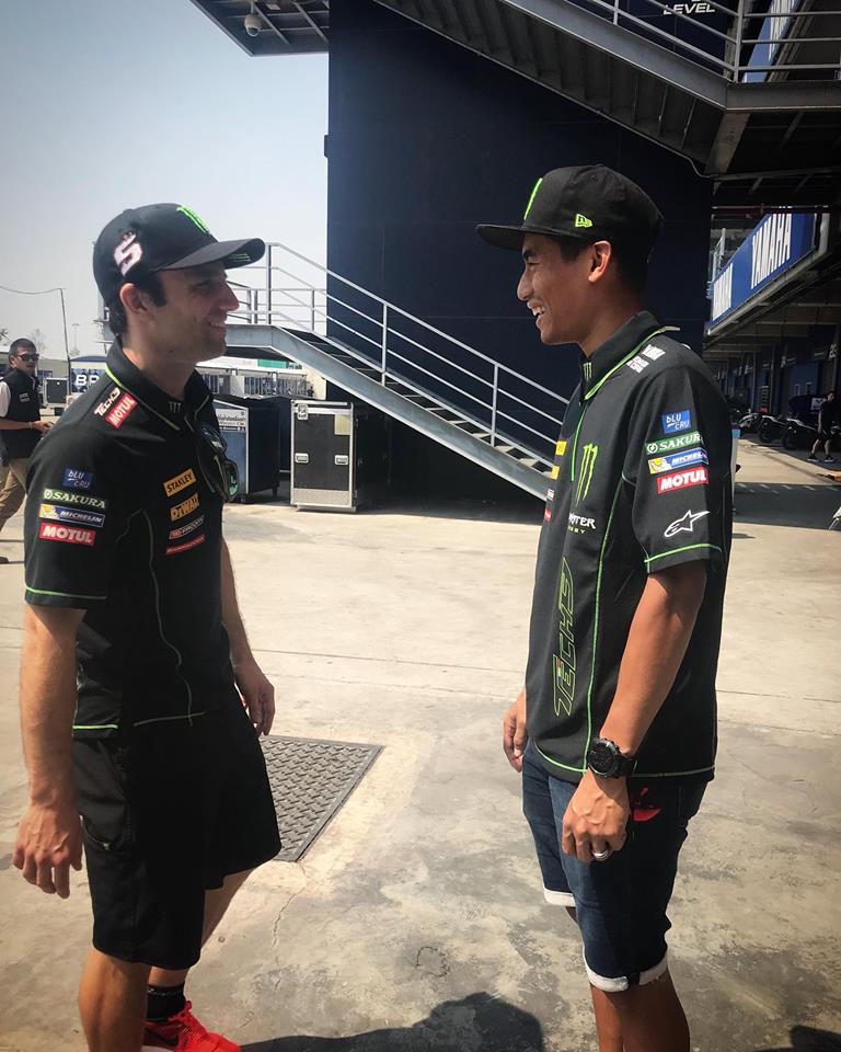 MotoGP: Johann Zarco e Hafizh Syharin juntos