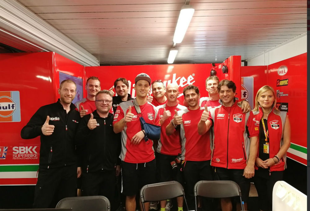 WSBK: Lorenzo Savadori falha arranque do Mundial