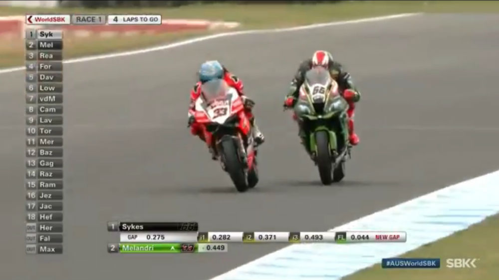 WSBK – Vídeo: A ultrapassagem de Marco Melandri a Tom Sykes